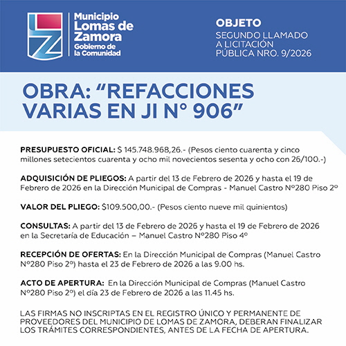 Licitaciones Sin datos  